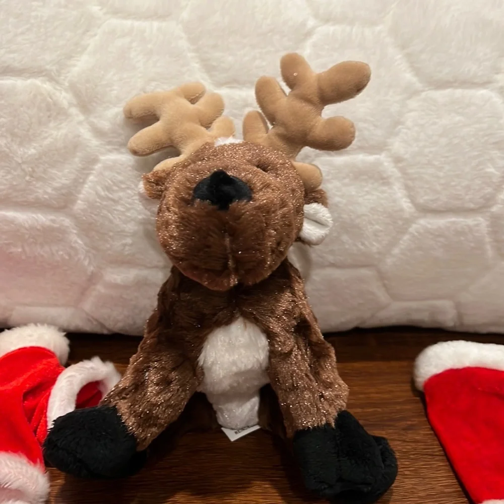 Webkinz by Ganz Vintage Reindeer, Camel & Black Lab